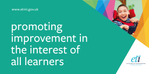 promoting improvement in the interest of all learners ETI corporate tile showing image of special education pupil with text, promoting improvement in the interest of all learners.