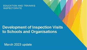 ETI corporate tile - Development of Inspection Visits to Schools and Organisations - March 2023 Update ETI corporate tile - Development of Inspection Visits to Schools and Organisations - March 2023 Update.