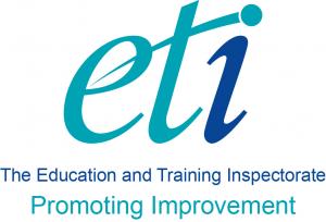 The Education and Training Inspectorate logo.