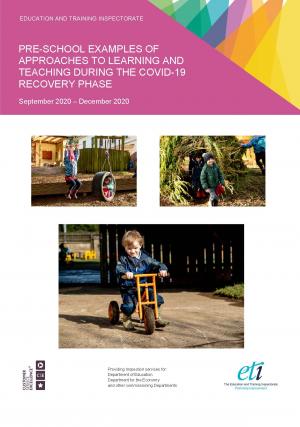 Pre-school Examples of Approaches to Learning and Teaching during the Covid-19 Recovery Phase cover page.