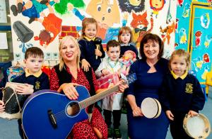 Chief Inspector visits College Farm Nursery School, Armagh Chief Inspector Noelle Buick with staff and pupils College Farm Nursery School Armagh.