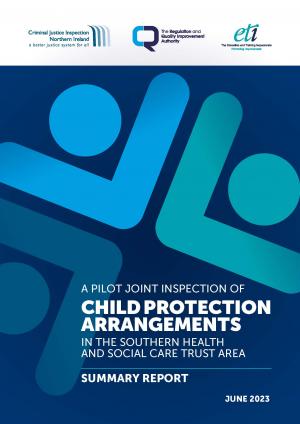 Front cover Joint Inspection of Child Protection Arrangements.
