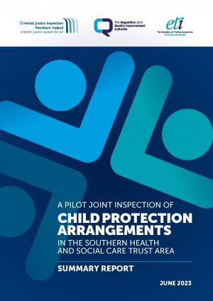 Front cover Joint Inspection of Child Protection Arrangements.