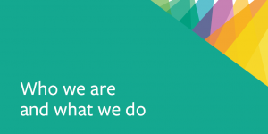 Who we are and what we do.